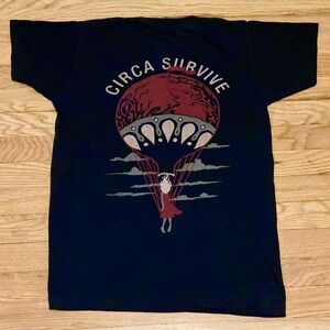 CIRCA SURVIVE t-shirt w/ front and back graphic (back shown first).